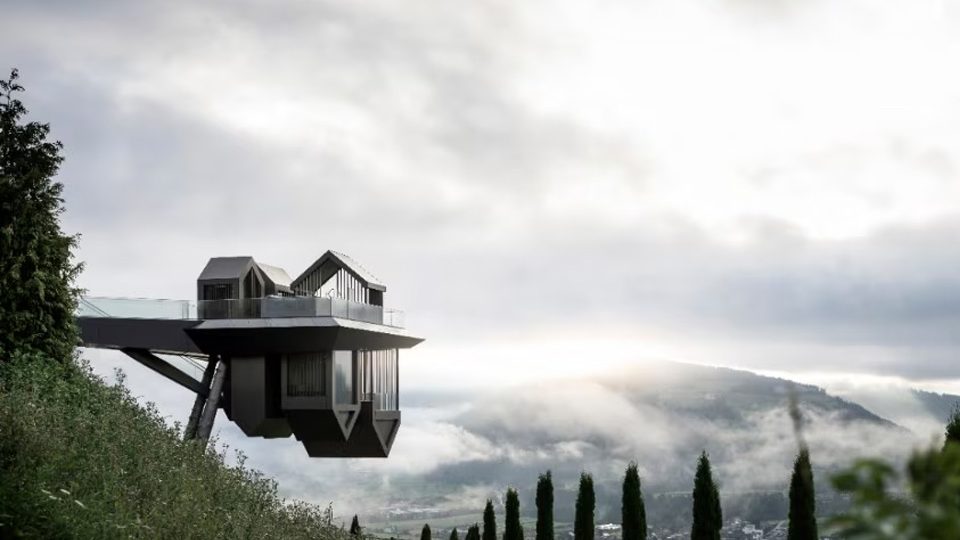 SOUTH TYROL A SUSPENDED AND UPSIDE-DOWN SPA